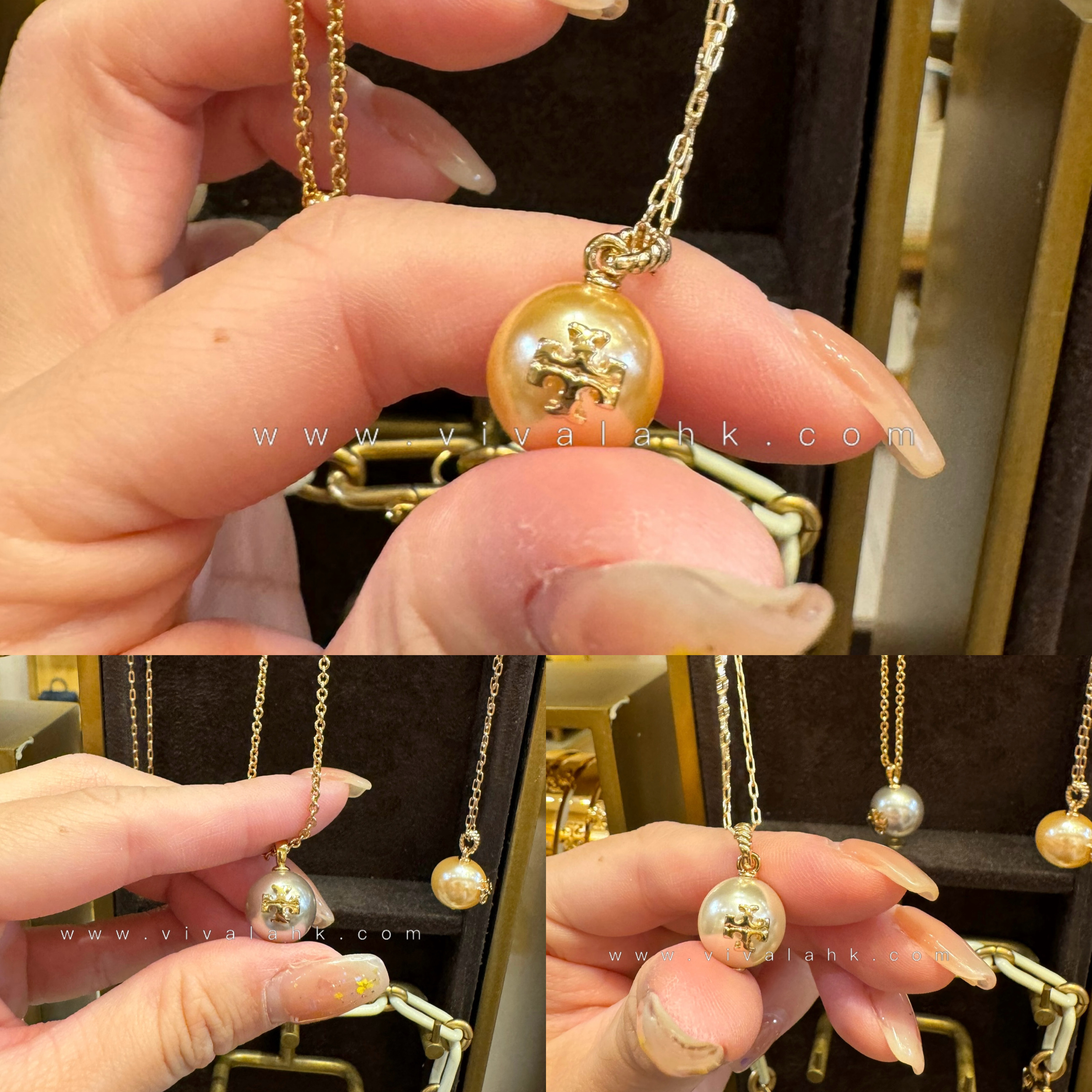 Tory Burch - Pearl Chain Necklace (60271)