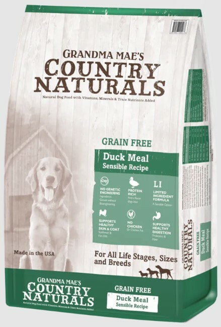 Country Naturals 無穀物鴨肉防敏全犬糧 12LB [白底淺綠]