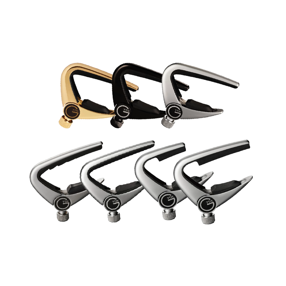 G7th G7th / Newport系列 6弦/12弦民謠吉他/古典吉他/局部3弦/局部5弦吉他用移調夾(螺旋鎖定式) — 三峽吉他 / Bass