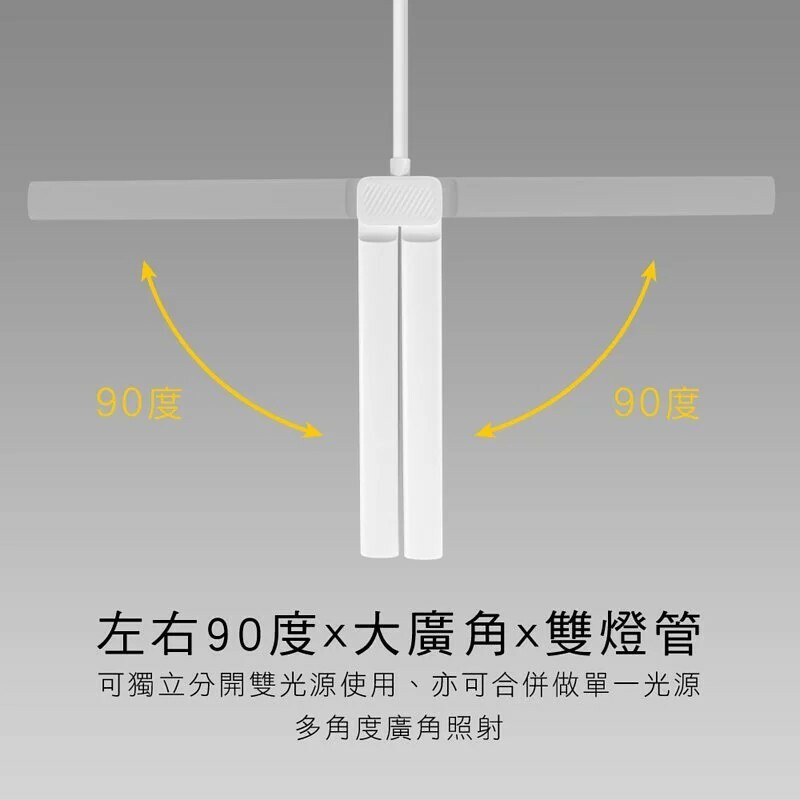 【KINYO】觸控親子共讀夾燈 (PLED-4195)