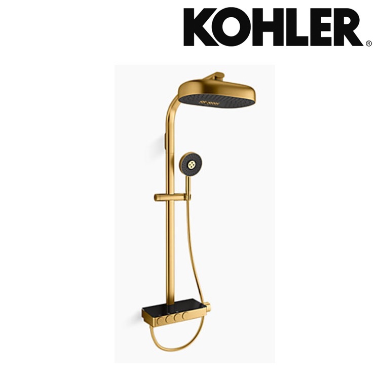 Kohler "Anthem" K-26334T-9-2MB Four-way Thermostatic Valve & bath/shower column with Multifunction Rainhead and Handshower