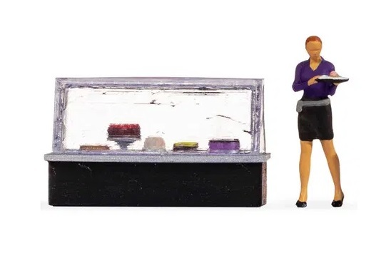 Noch 16510 HO規 小場景.蛋糕展示