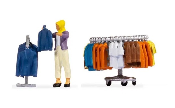 Noch 16509 HO規 小場景.買衣服