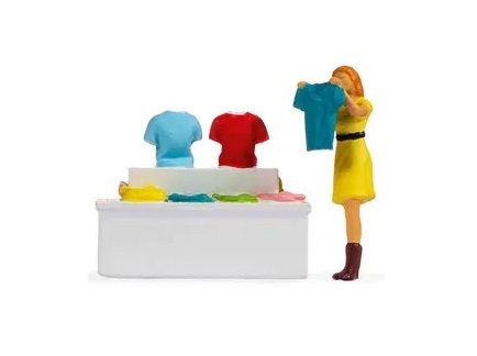 Noch 16508 HO規 小場景.買衣服