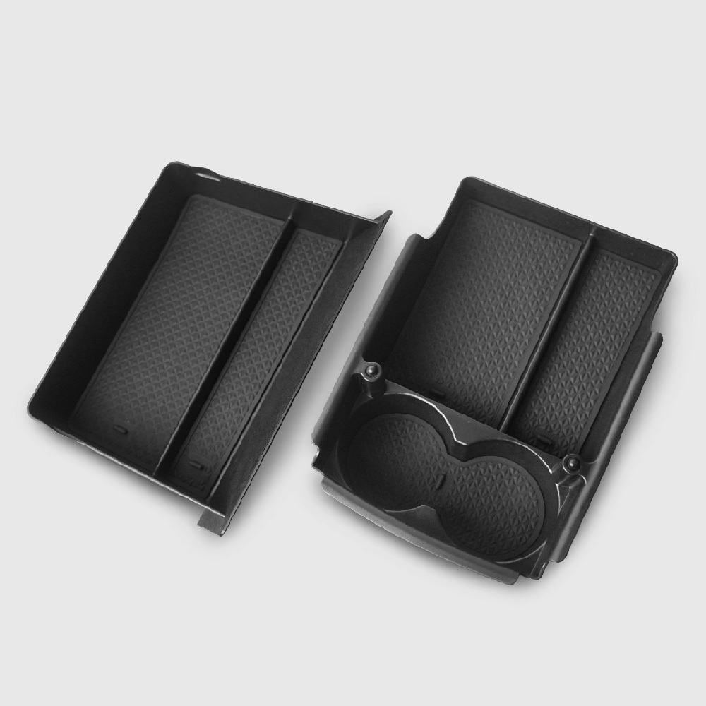 特斯拉 Model S / X 專用｜中控箱儲物水杯分隔盒 中控下收納盒