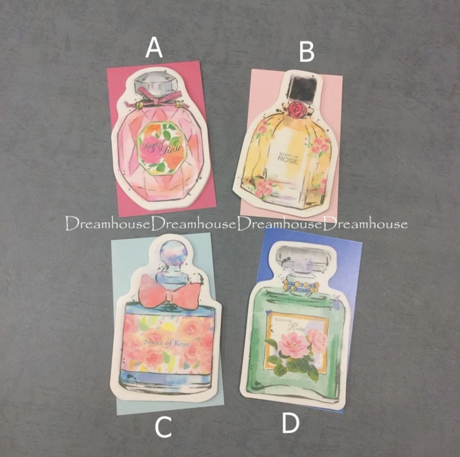 日本製 hallmark 香水罐造型 香氛 便條紙 memo紙 香味