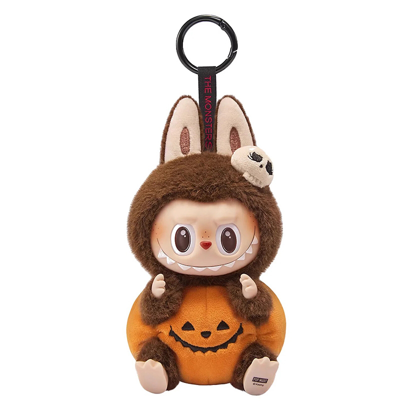 -(C04)-POP MART LABUBU HAPPY HALLOWEEN 南瓜 萬聖節 泡泡瑪特 搪膠毛絨公仔 吊飾