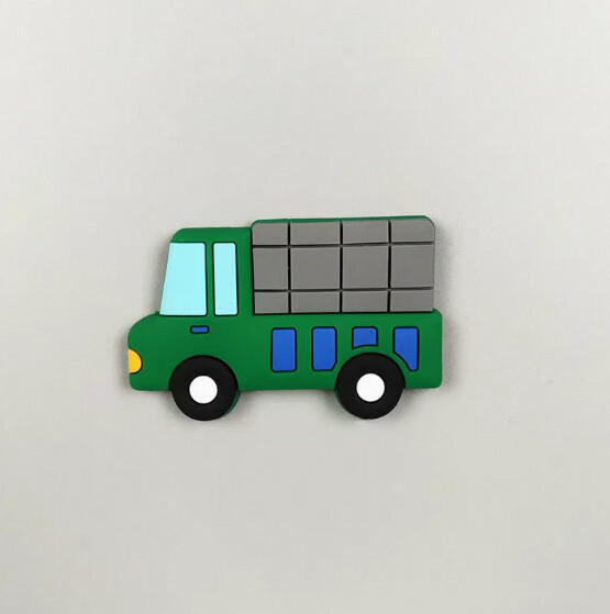 創意可愛卡通軟吸鐵石磁性貼 冰箱貼（貨車）
