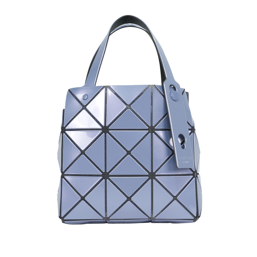 【ISSEY MIYAKE三宅一生】BAO BAO CARAT 3X3 亮面手提小方盒(薰衣草紫)AG610 83