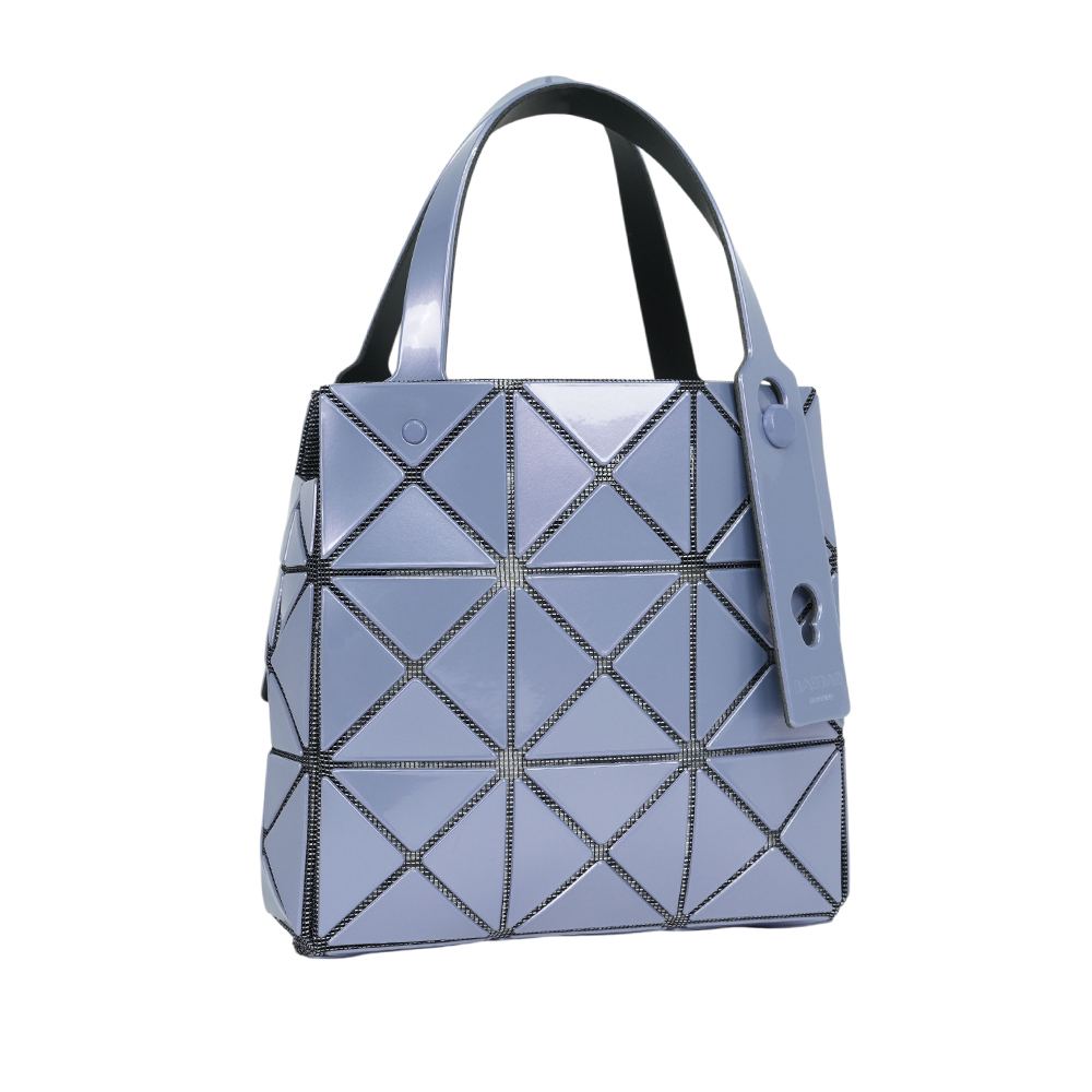 【ISSEY MIYAKE三宅一生】BAO BAO CARAT 3X3 亮面手提小方盒(薰衣草紫)AG610 83