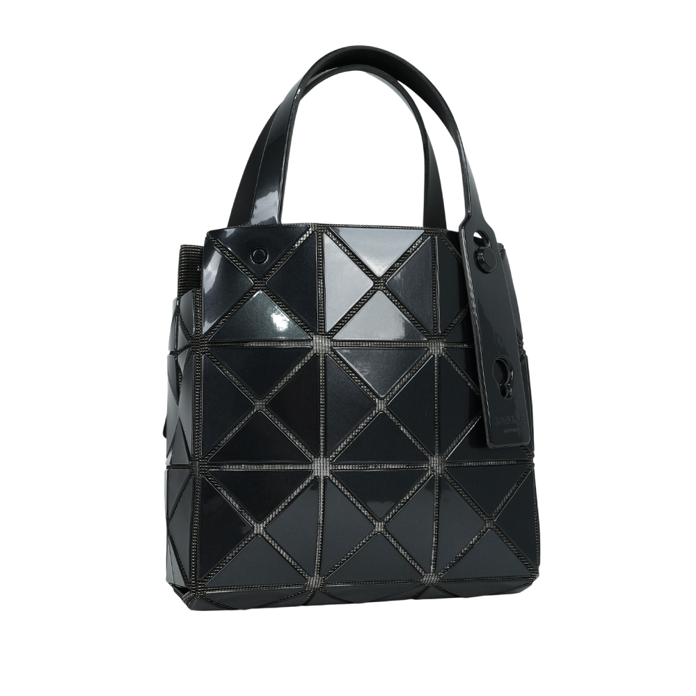 【ISSEY MIYAKE三宅一生】BAO BAO CARAT 3X3 亮面手提小方盒(黑色)AG610 15
