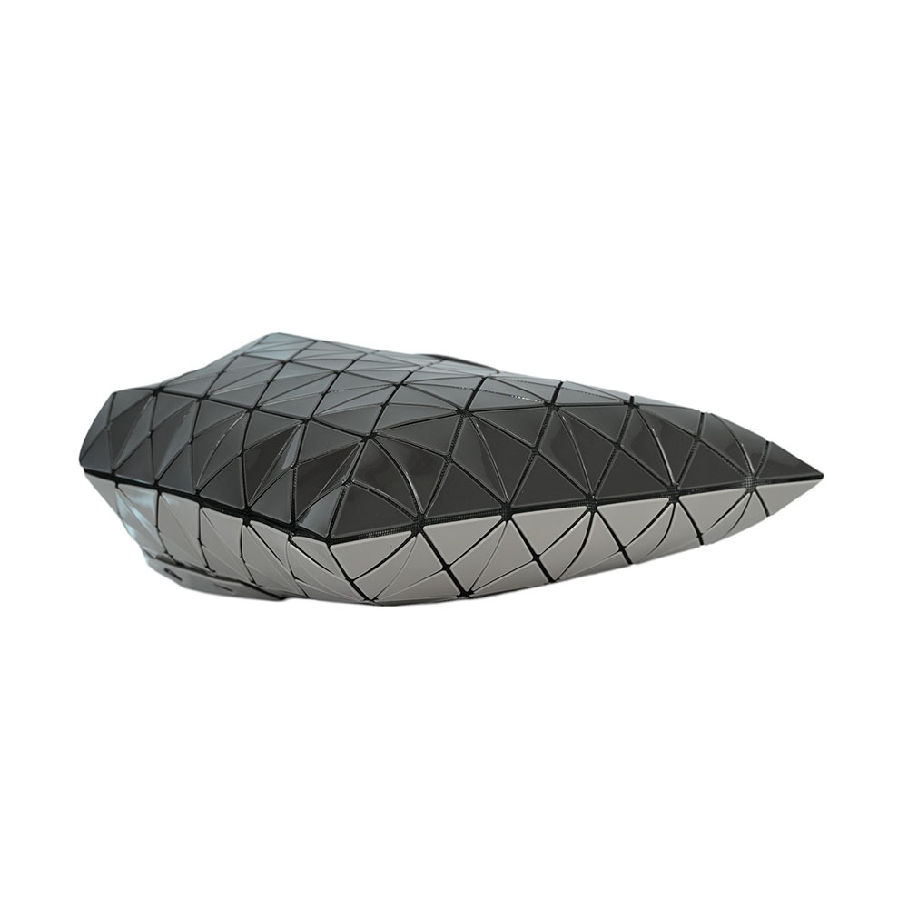 【ISSEY MIYAKE三宅一生】BAO BAO LUCENT 6x6 亮面雙色托特包(石墨灰/珍珠灰)AG603 17