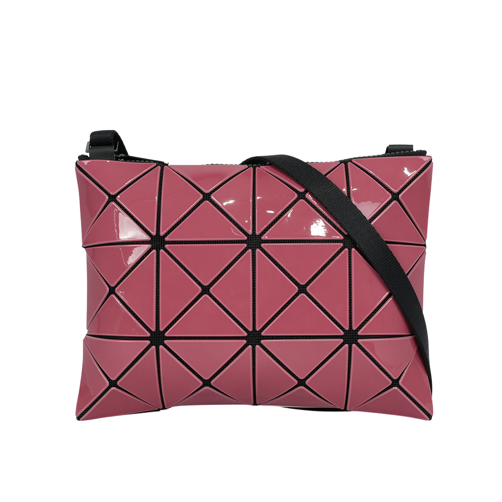 【ISSEY MIYAKE三宅一生】BAO BAO LUCENT 3X4 雙色亮面斜背包