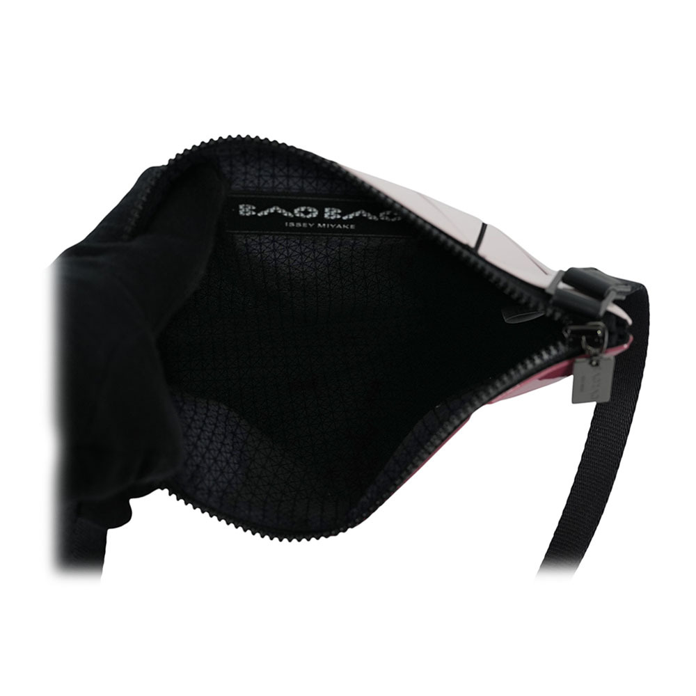 【ISSEY MIYAKE三宅一生】BAO BAO LUCENT 3X4 雙色亮面斜背包(粉色/淺粉色)AG606 27