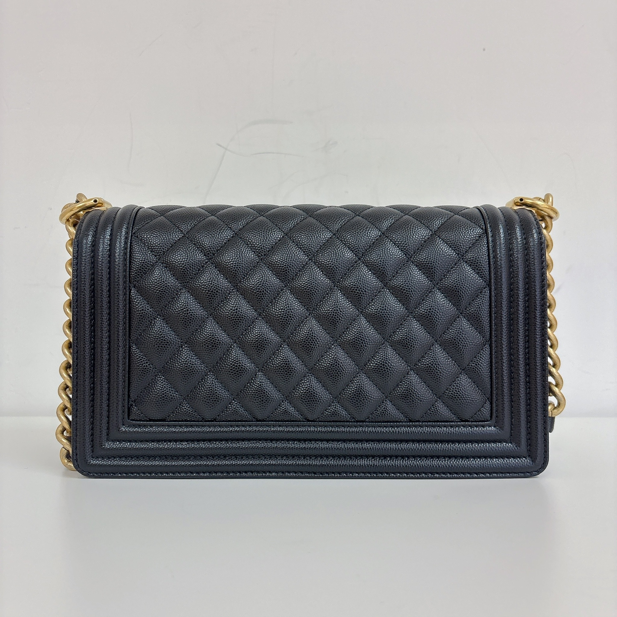Chanel Carivar Boy 25 - Black / Ghw