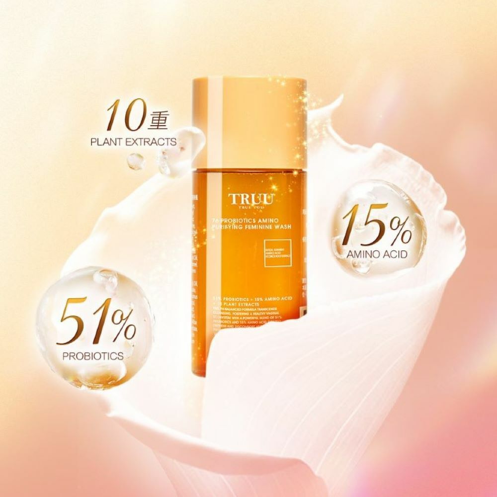Truu 76酵母胺基酸私密處調理淨化露-30G 隨身瓶