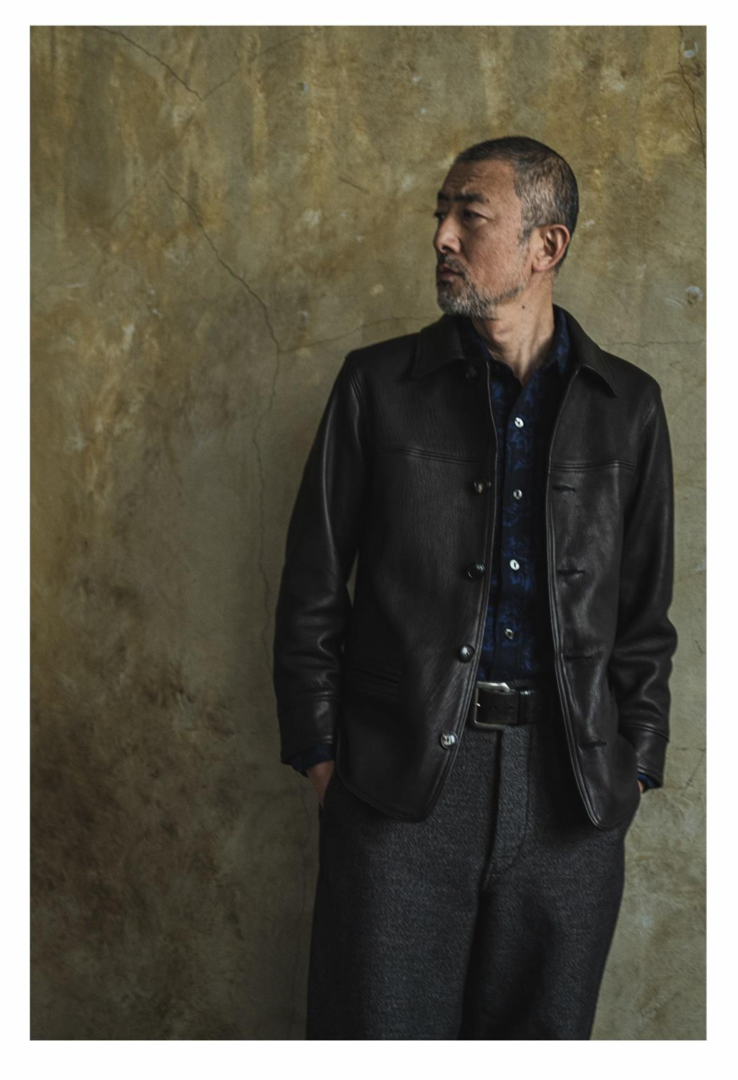 Black Sign Deerskin 1930s Duce Coat / Midnight Black  ( Pre-order 預購 )