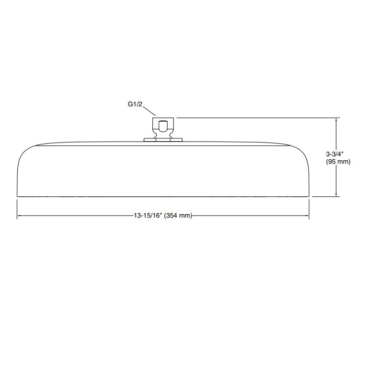 Kohler "Statement" K-26294T-RGD Single Function Rainhead