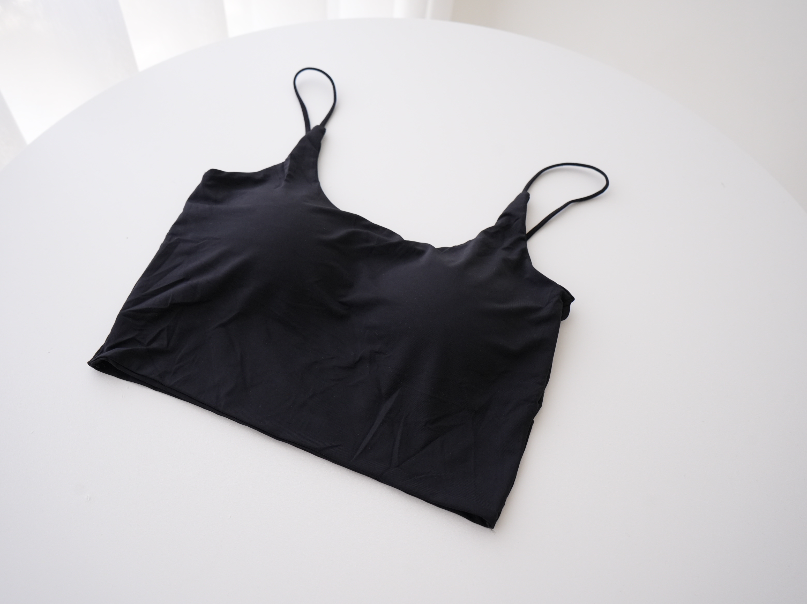 法朵Fado shop｜冰絲固定杯背心 526B032 黑/白