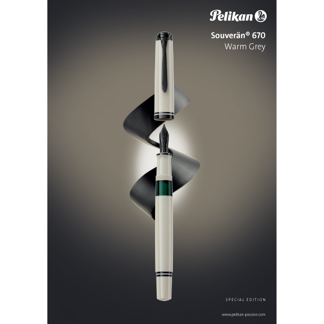 PELIKAN百利金 M670鋼筆-暖灰