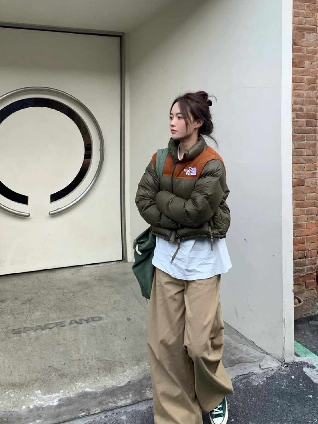 韓國正品🔥🇰🇷 IU同款❗️The North Face 北臉TNF肯豆同款三格羽絨外套 女款！ 肯豆同款 腰身羽絨外套🧥