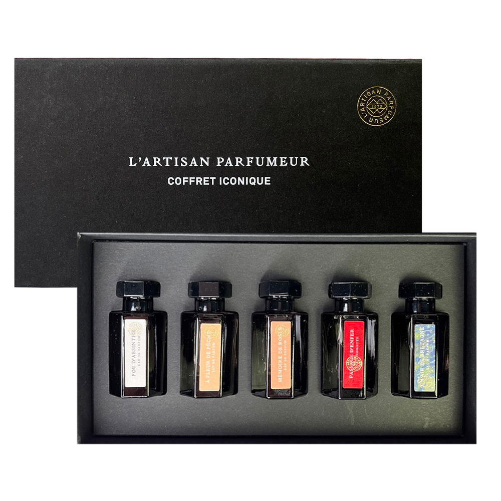 L'Artisan Parfumeur 阿蒂仙之香 (狂戀苦艾+桃野仙蹤+玫瑰追憶+冥府之路+布列塔尼的空氣)小香禮盒 5MLx5