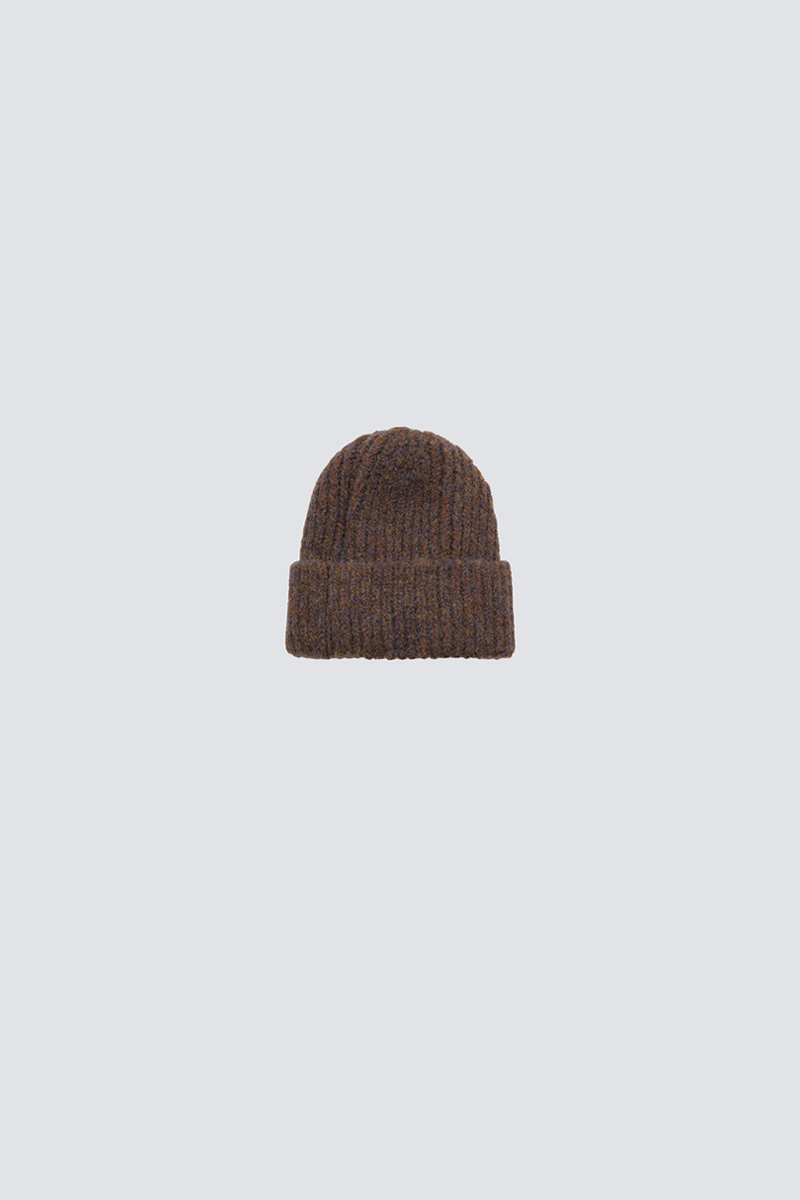 Thick Cotton Knitted Cold Hat｜Hojicha｜Hong Kong Original Design