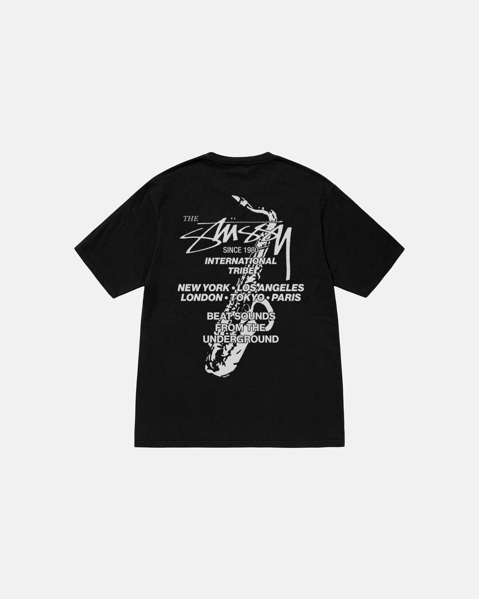 1905060 Stussy 2024aw Beat Sounds Tee Pigment Dyed 薩克斯風 短Tee