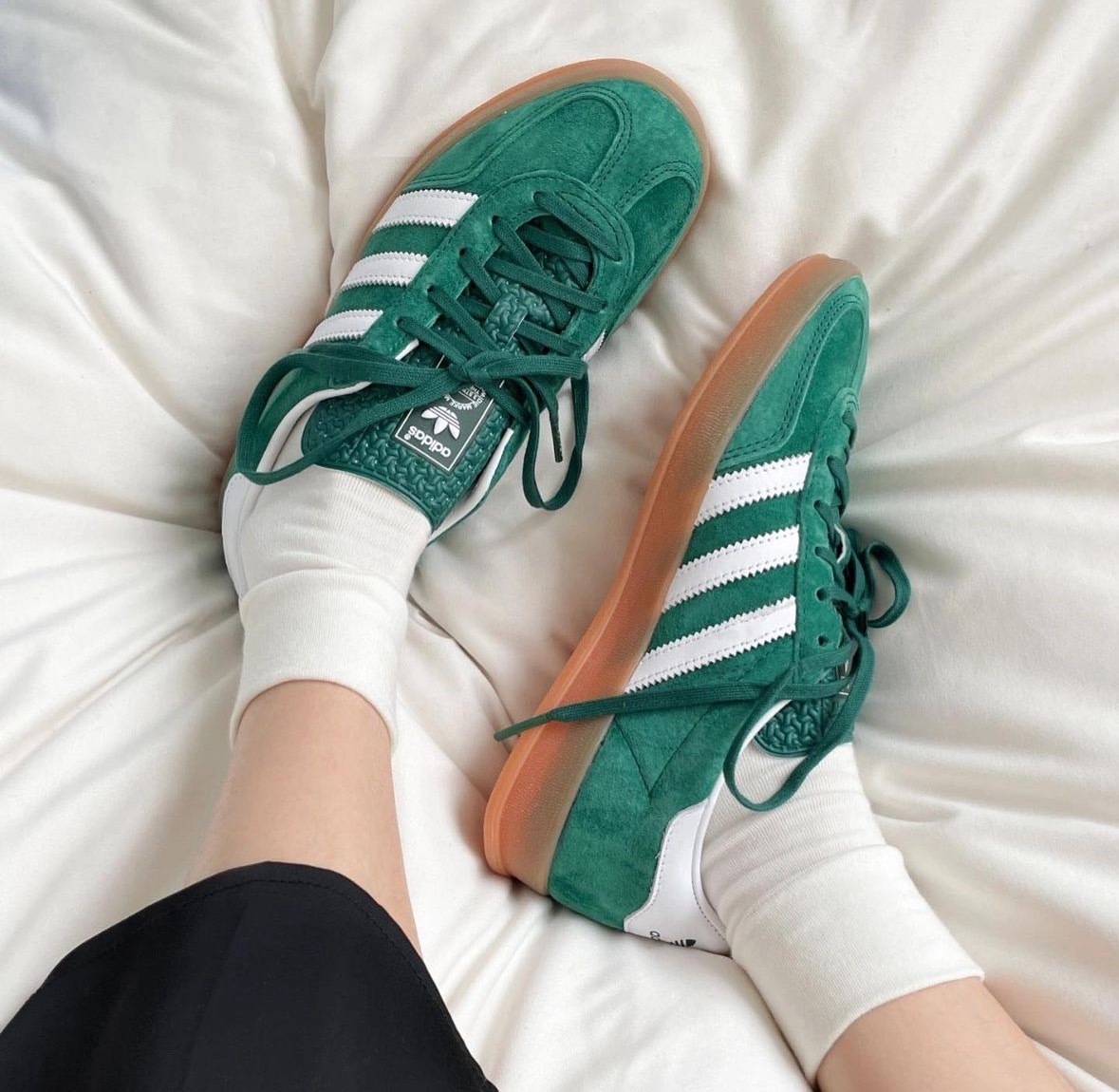 Adidas Originals Gazelle 森林綠 淺綠 麂皮 焦糖底 復古 德訓鞋 T頭鞋 IG1596/預購