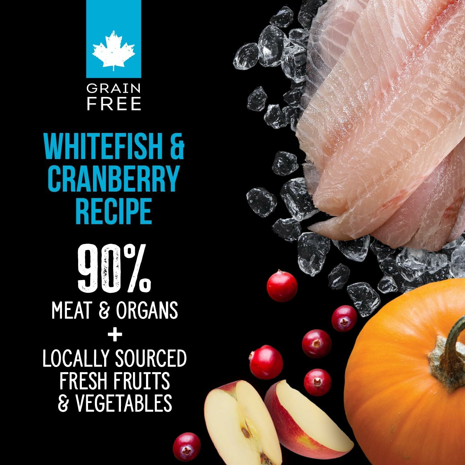 Nutrience Subzero Whitefish & Cranberry Freeze Dried Raw cat food 227g【Best Before 2026/02/10】