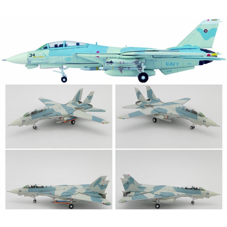 Hogan M-Series 1/200 美國海軍 F-14A 武器學校 機號34 飛天塗裝