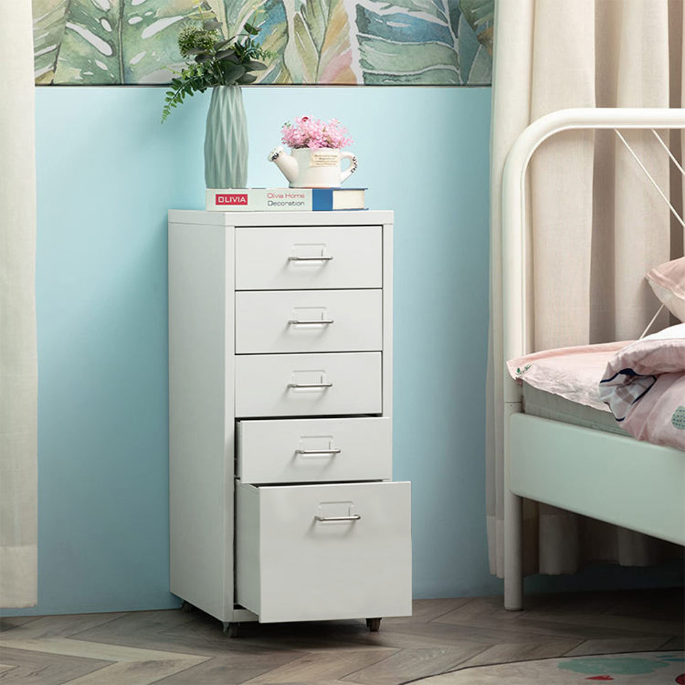 【AOTTO】北歐風鐵製辦公抽屜文件收納櫃(AC-701)