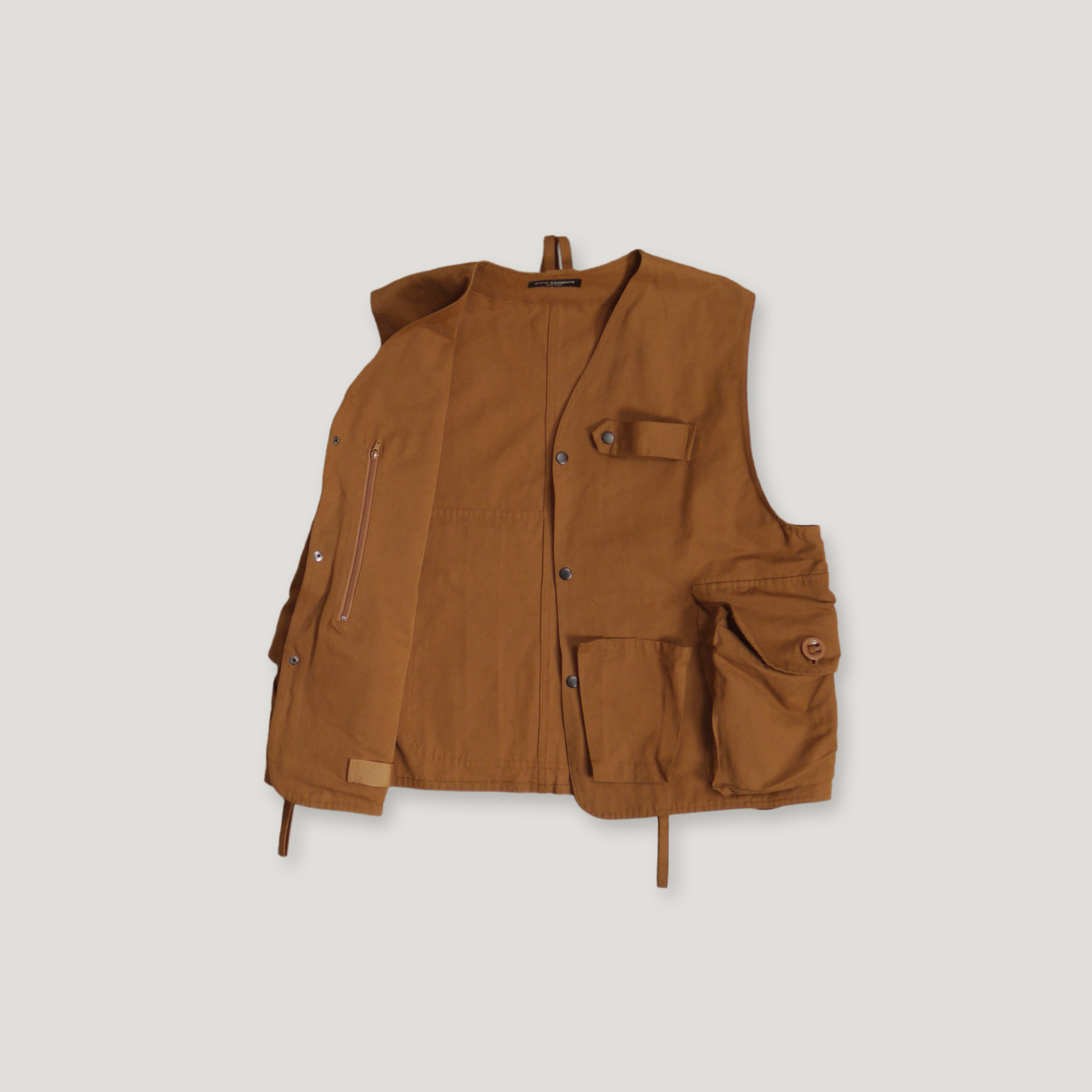 J.P.L. 斜襟短版狩獵背心