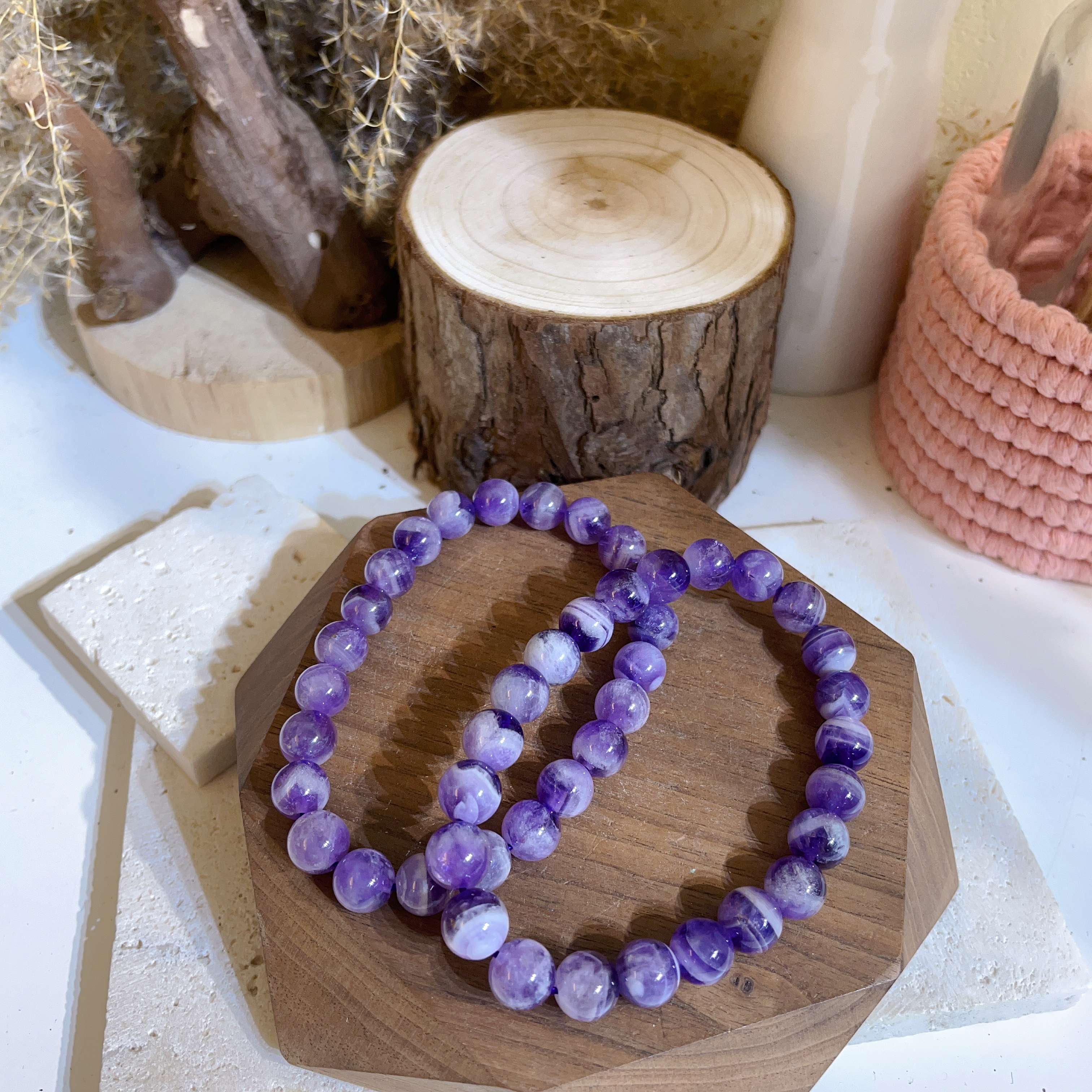 巴西夢幻紫水晶手串 8mm