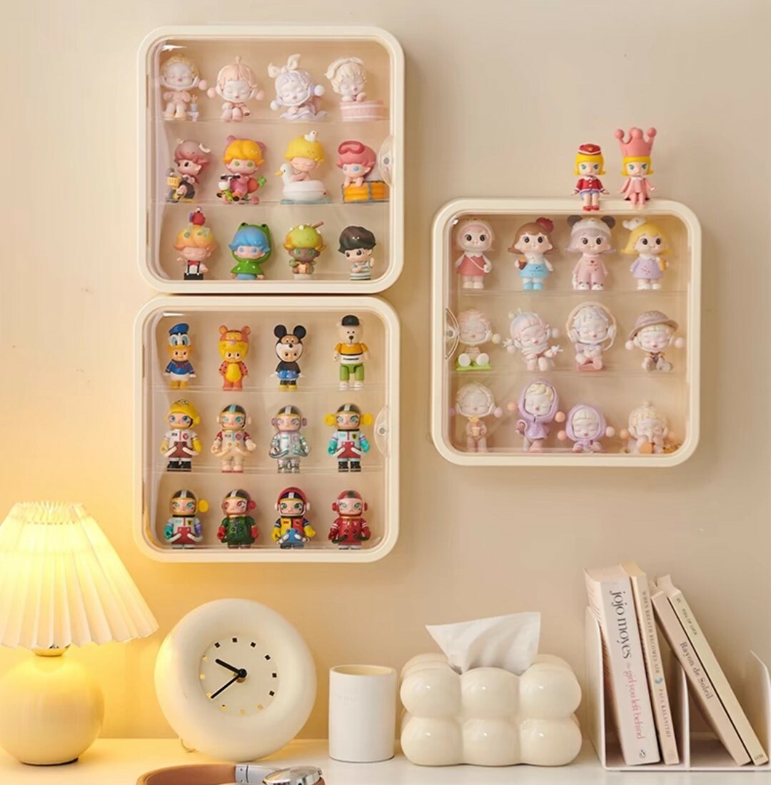 壁掛式透明公仔展示盒