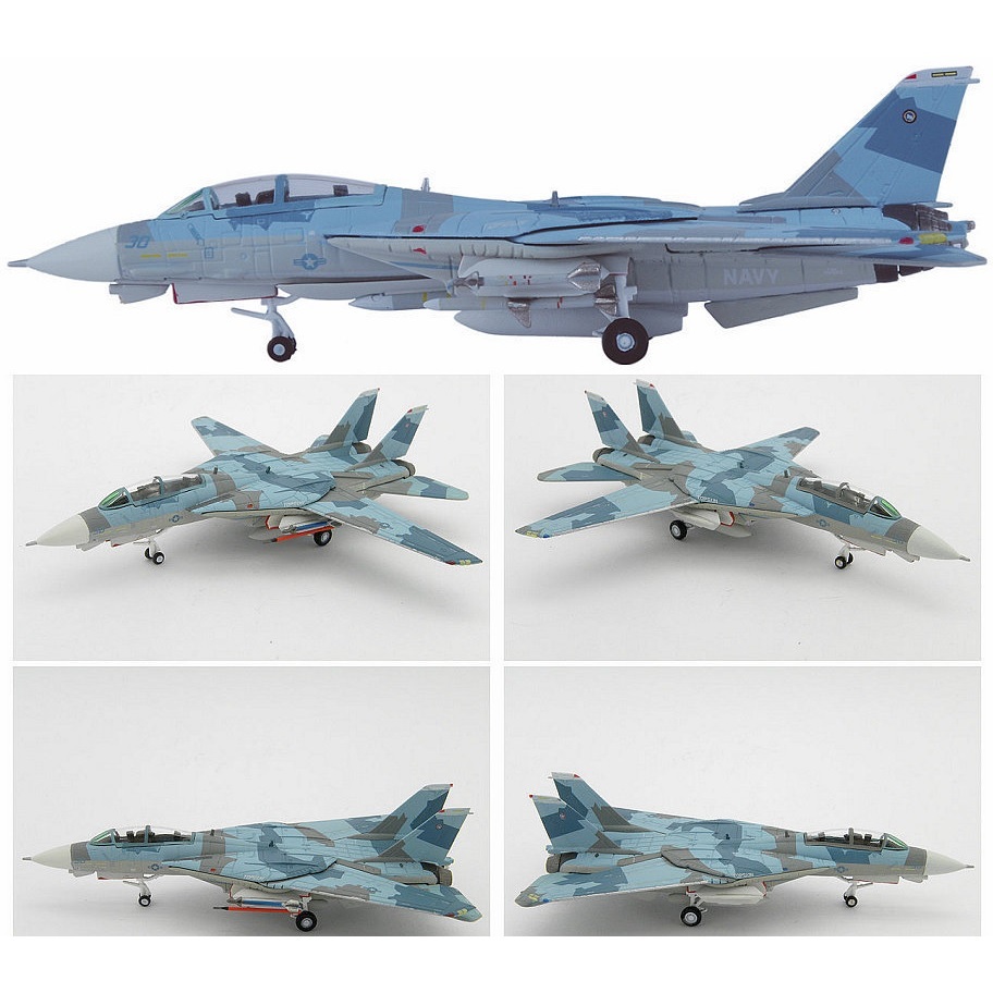 Hogan M-Series 1/200 美國海軍 F-14A 武器學校 機號30 彈片塗裝