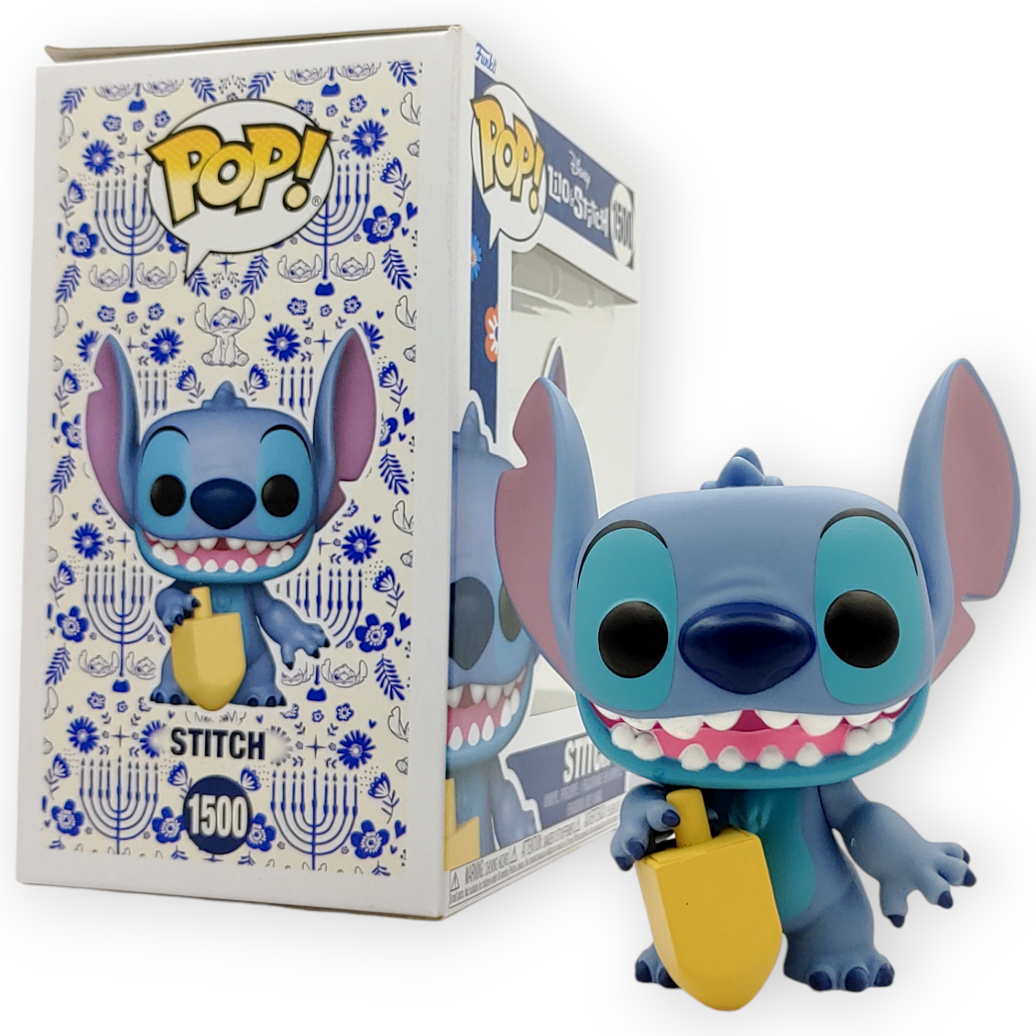 FUNKO POP<扮嘢小魔星>史迪仔_光明節陀螺-No.1500