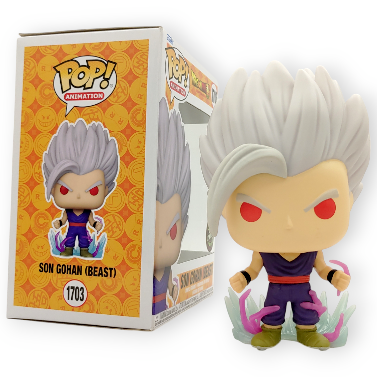 FUNKO POP<龍珠超:超級英雄>野獸孫悟飯(夜光Chase版)-No.1703