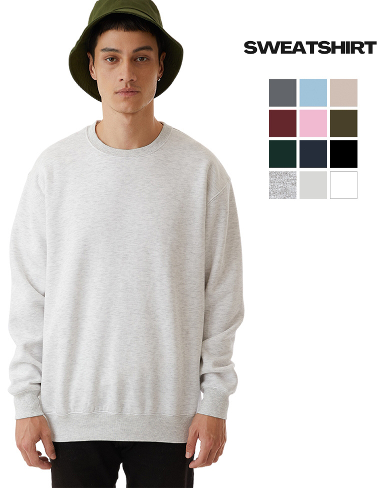 經典抓絨布厚棉設計 抗寒保暖大學T