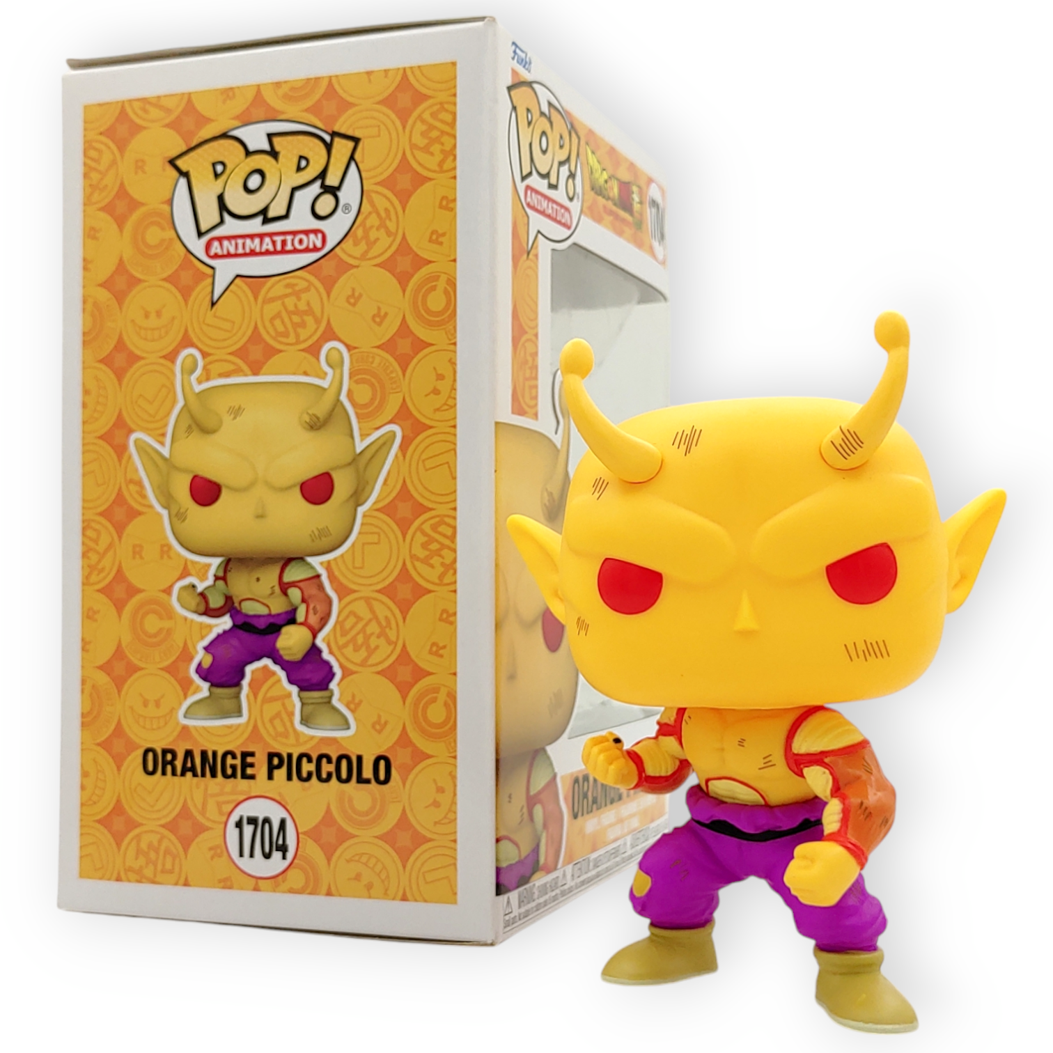 FUNKO POP<龍珠超:超級英雄>橙色笛子魔童_戰損-No.1704