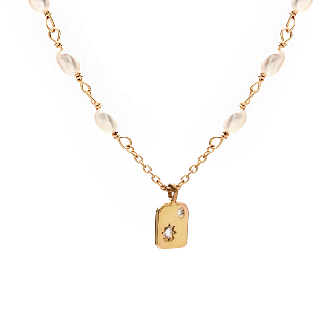 平價飾品,鍍18K金,鋯石,項鍊