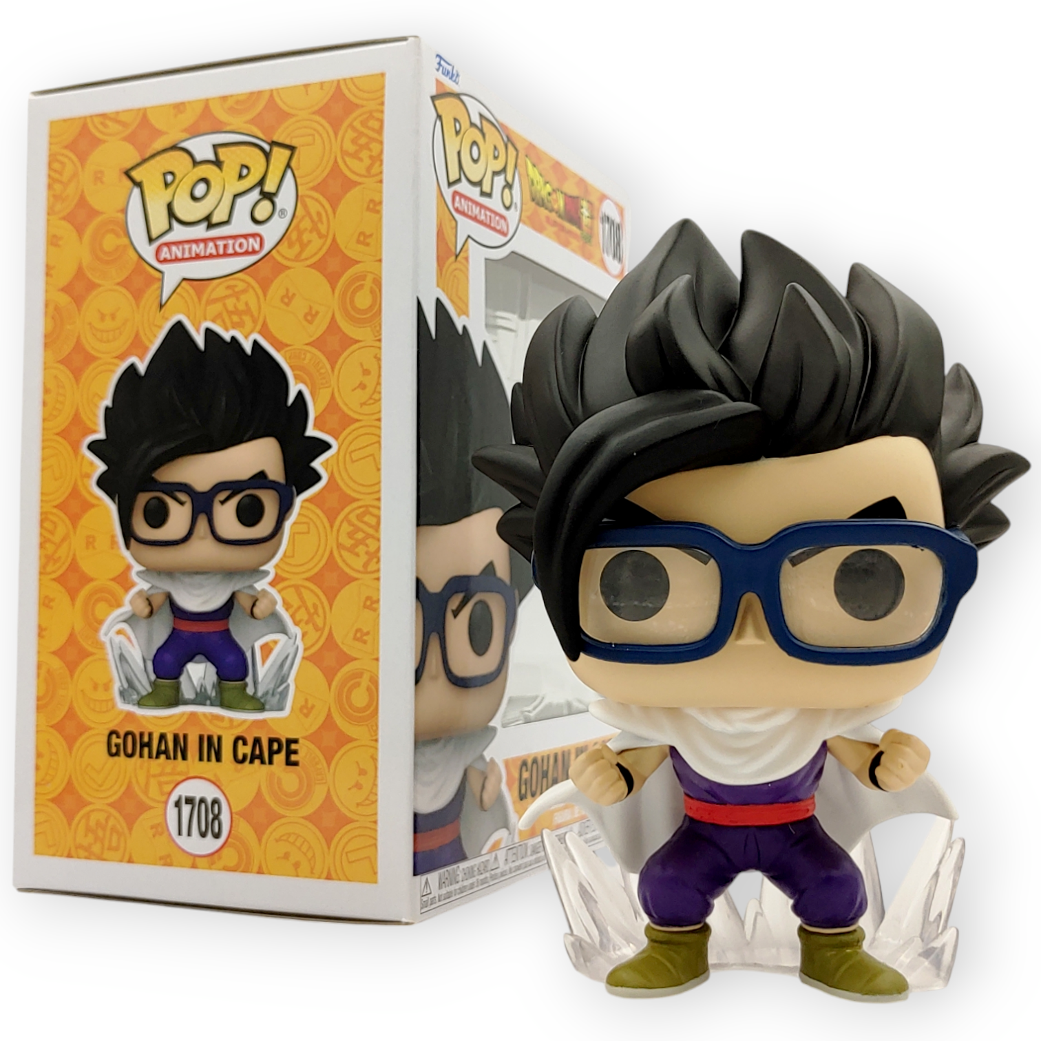 FUNKO POP<龍珠超:超級英雄>孫悟飯_戴眼鏡-No.1708