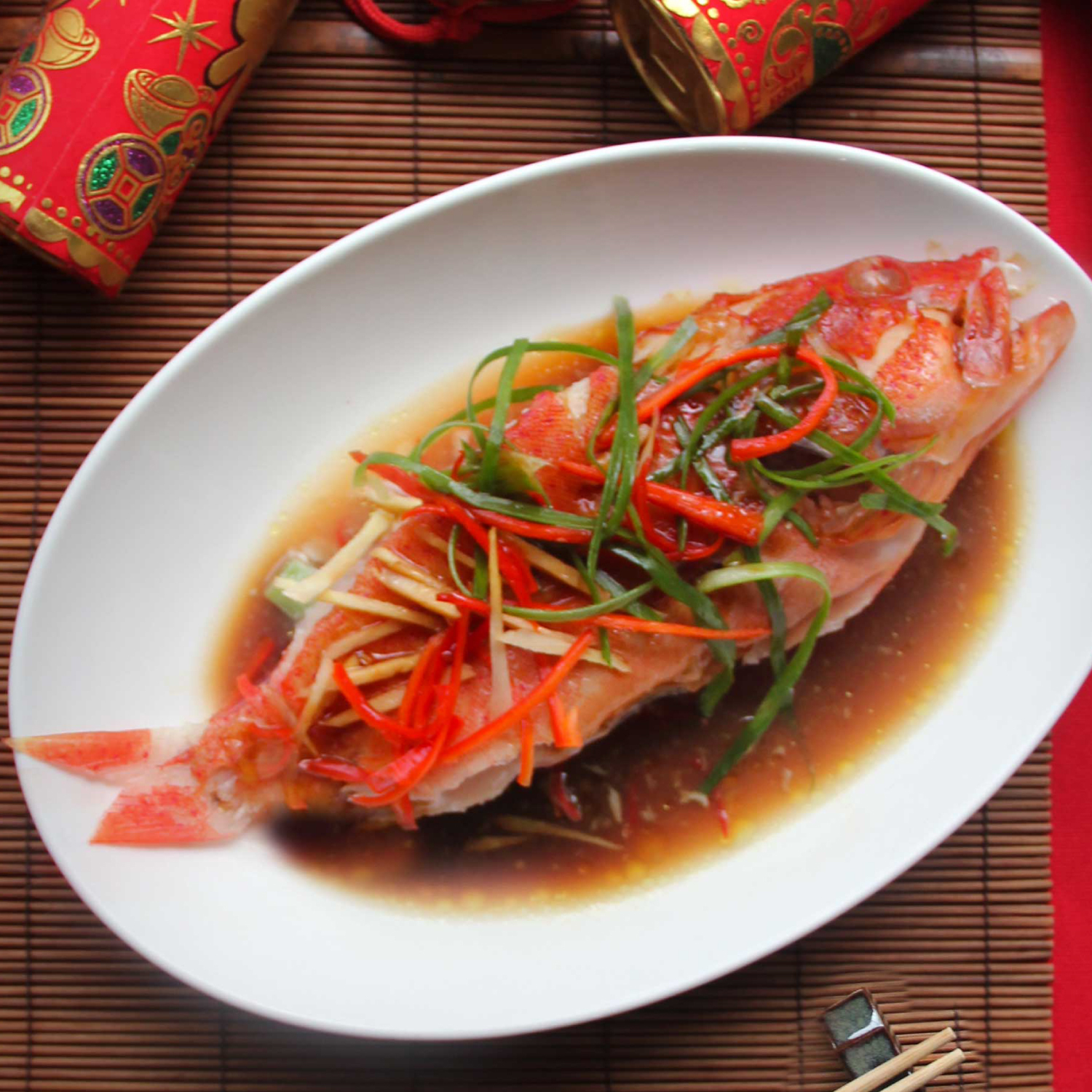 鮮魚-紅條石斑 300-350g