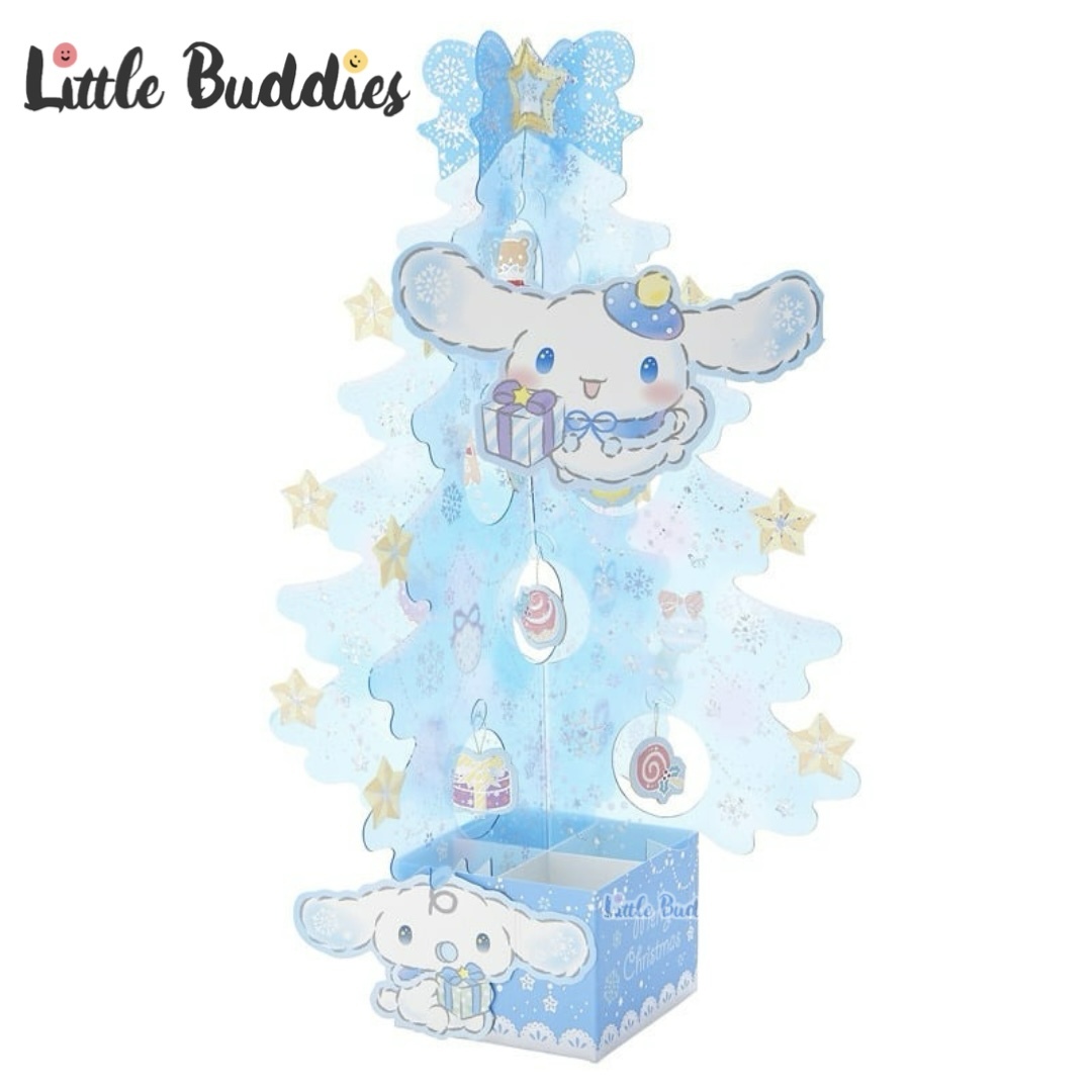 日本 Sanrio 可摺立體聖誕樹聖誕咭