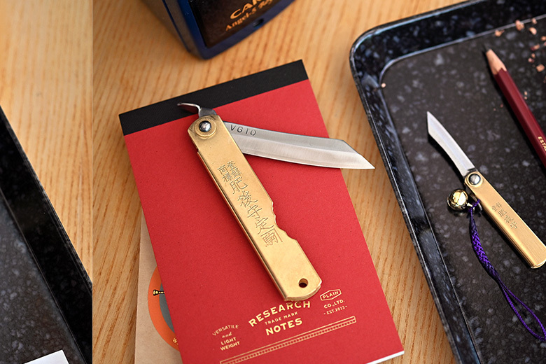 永尾駒製作所 肥後守定駒特別款：特別手鍛造、VG10夾層鋼小刀