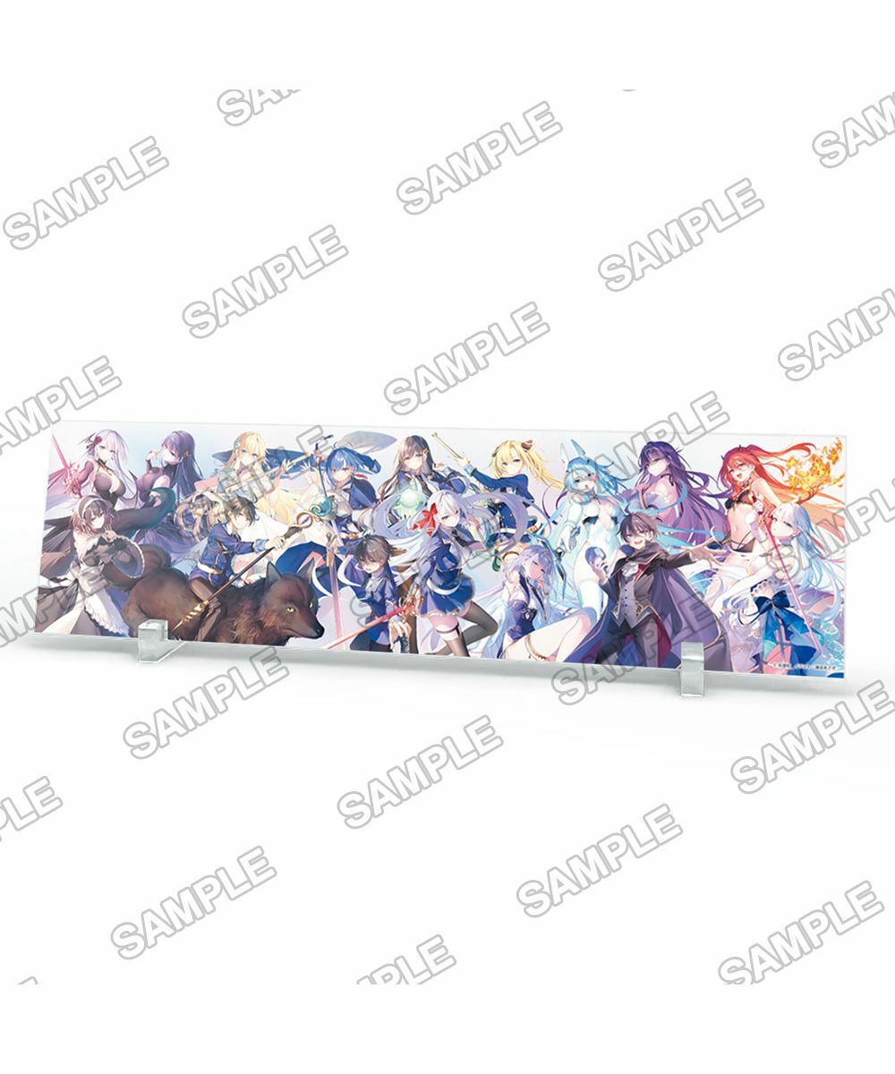 預購-『聖劍學院的魔劍使』 完結紀念 全景壓克力板【日本進口精品】