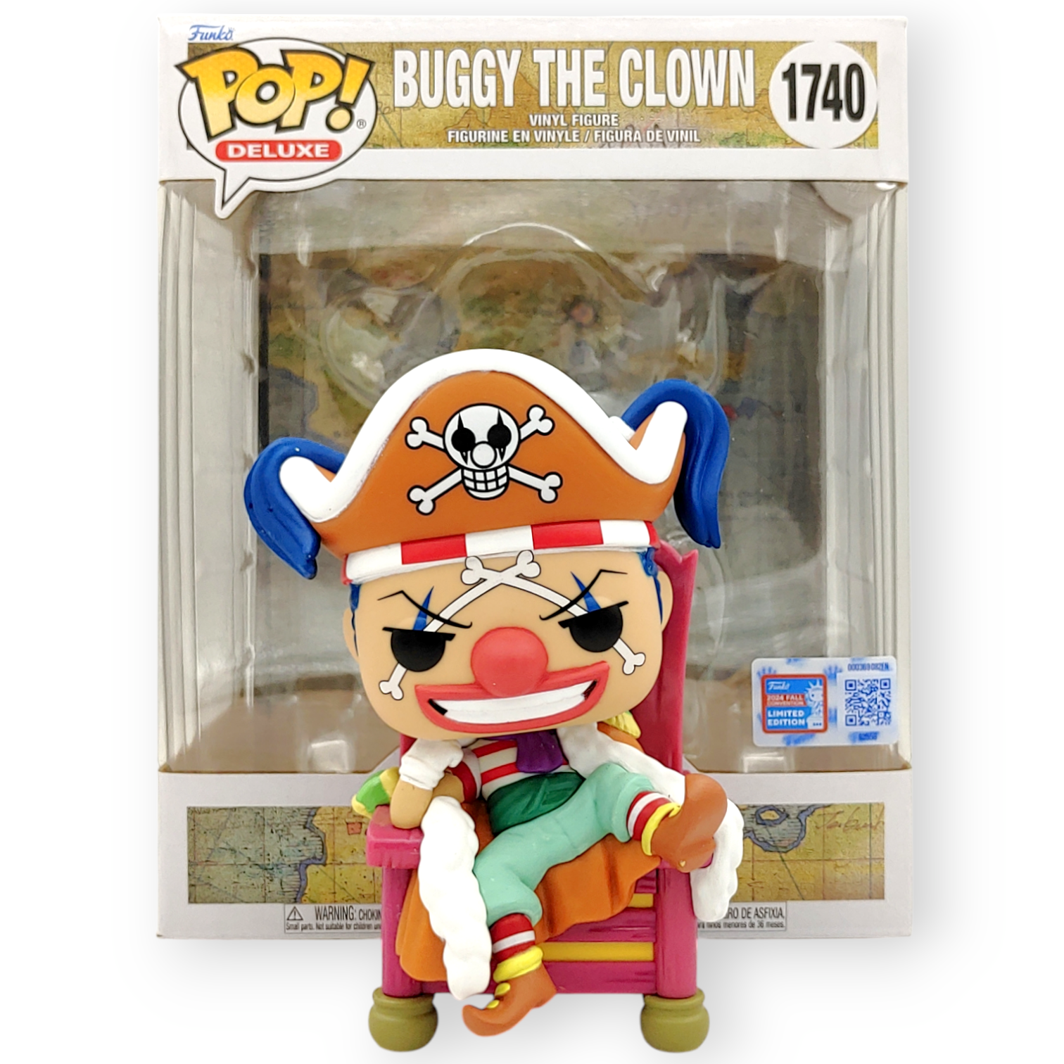 FUNKO POP<One Piece海賊王>6吋小丑巴基_王座-No.1740