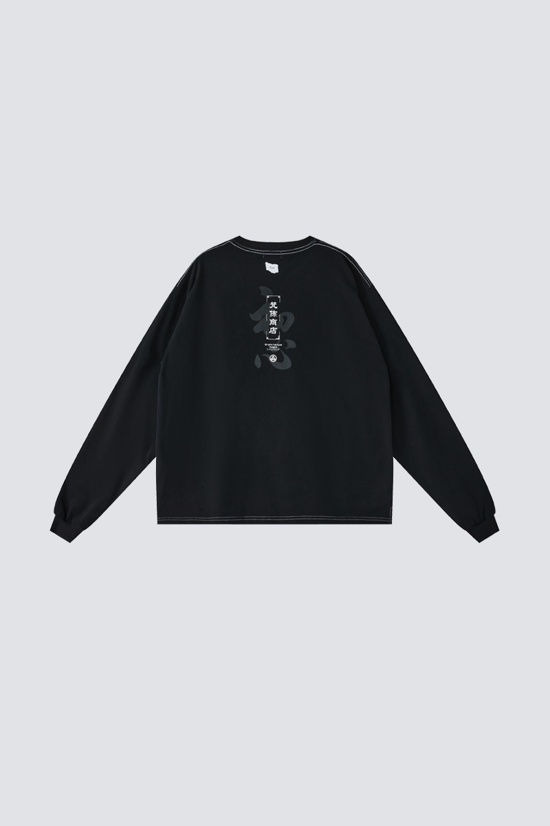 FUMBLE Store heavy weight long sleeve Tee｜Black｜Hong Kong Original Design