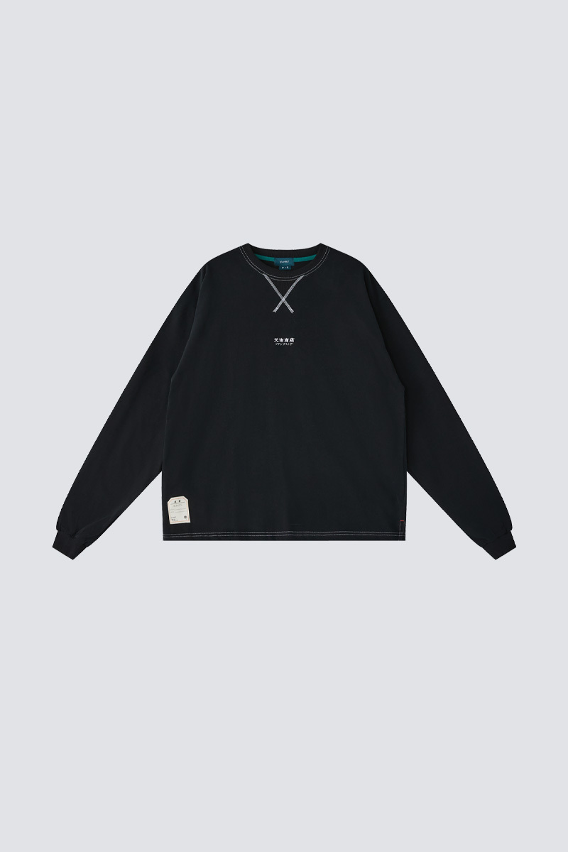 FUMBLE Store heavy weight long sleeve Tee｜Black｜Hong Kong Original Design