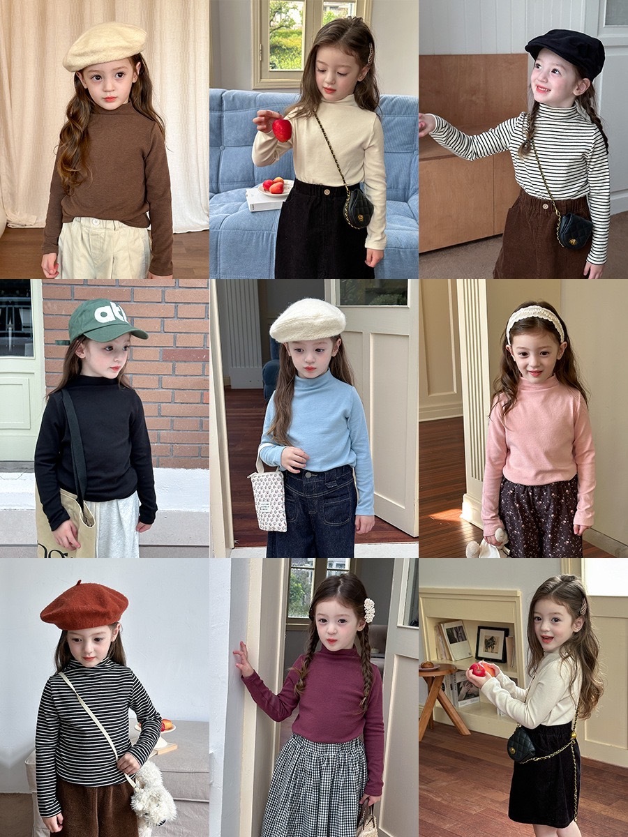 百搭小立領素面上衣